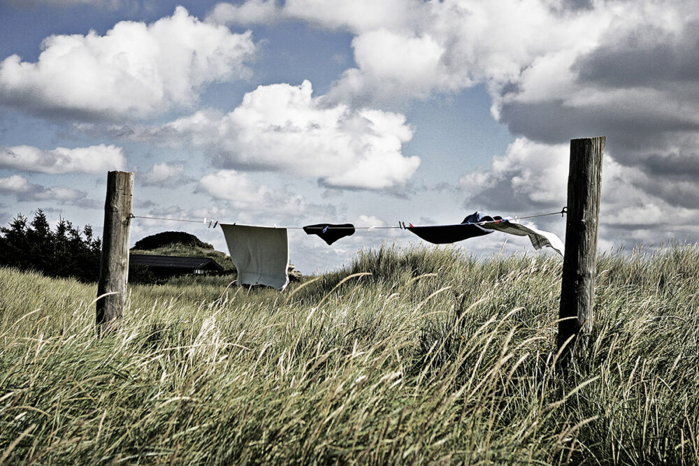 Rustic Coastal Laundry Day
