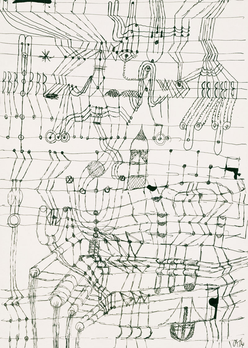 Drawing Knotted in the Manner of a Net